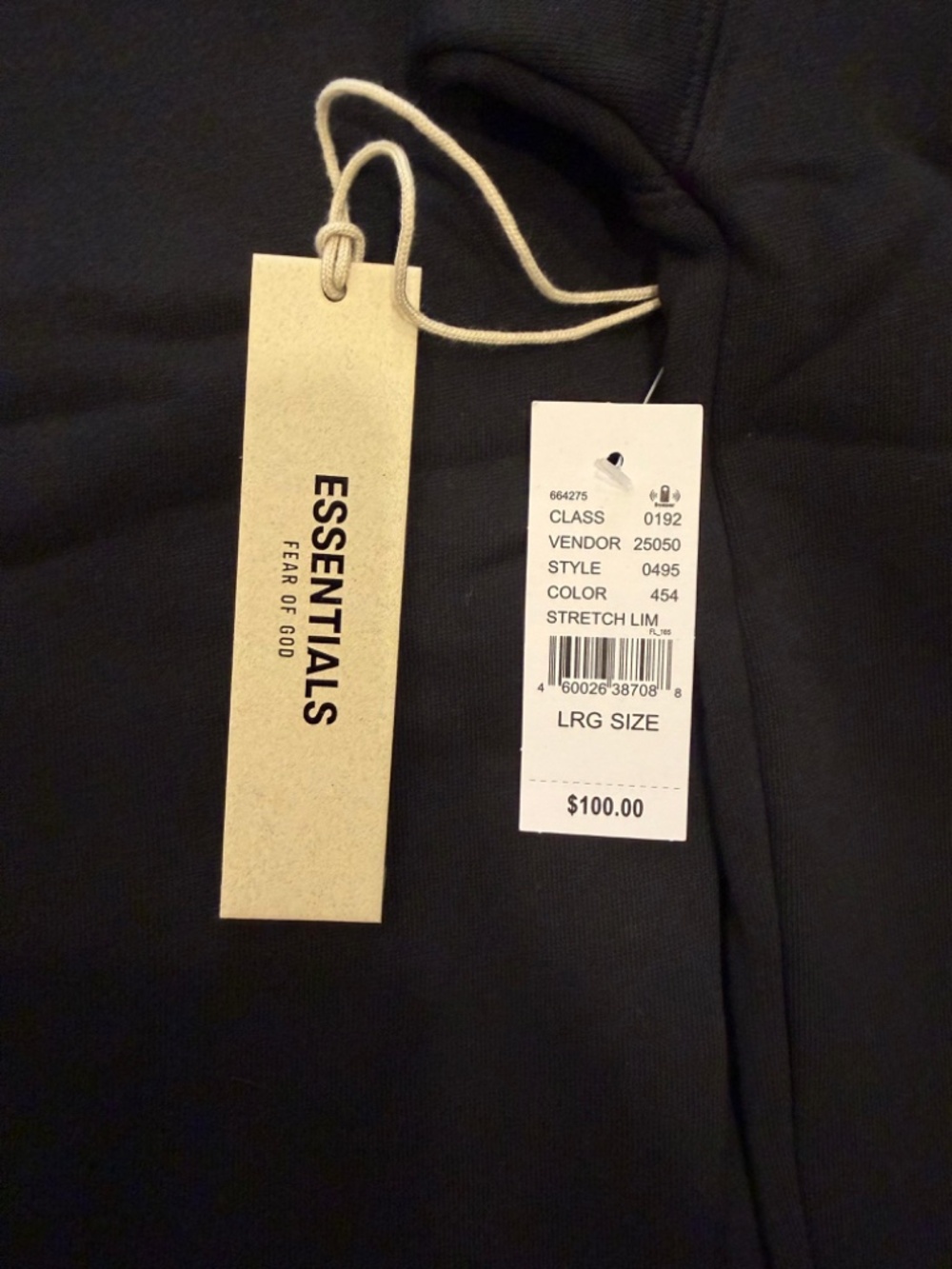 Fear of God Essentials Hoodie in Black - Picture 11 of 15